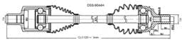 OE-Style High-End CV Axle Shaft 9044H
