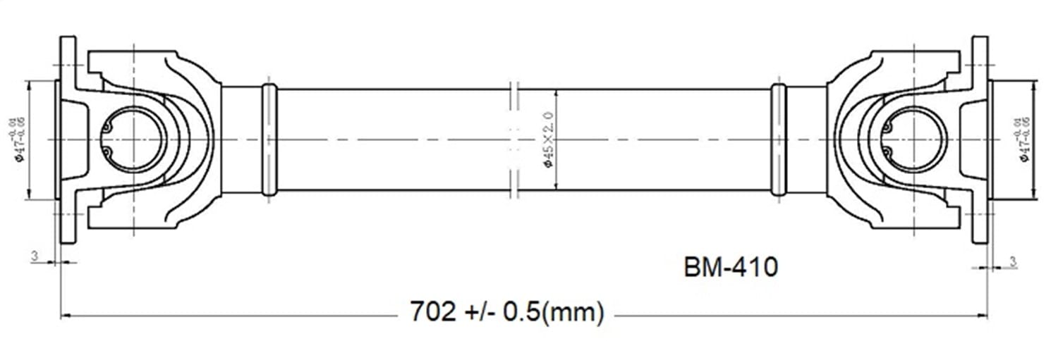 Drive Shaft Assembly BM-410