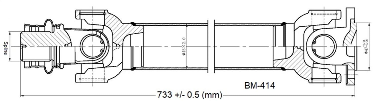 Drive Shaft Assembly BM-414