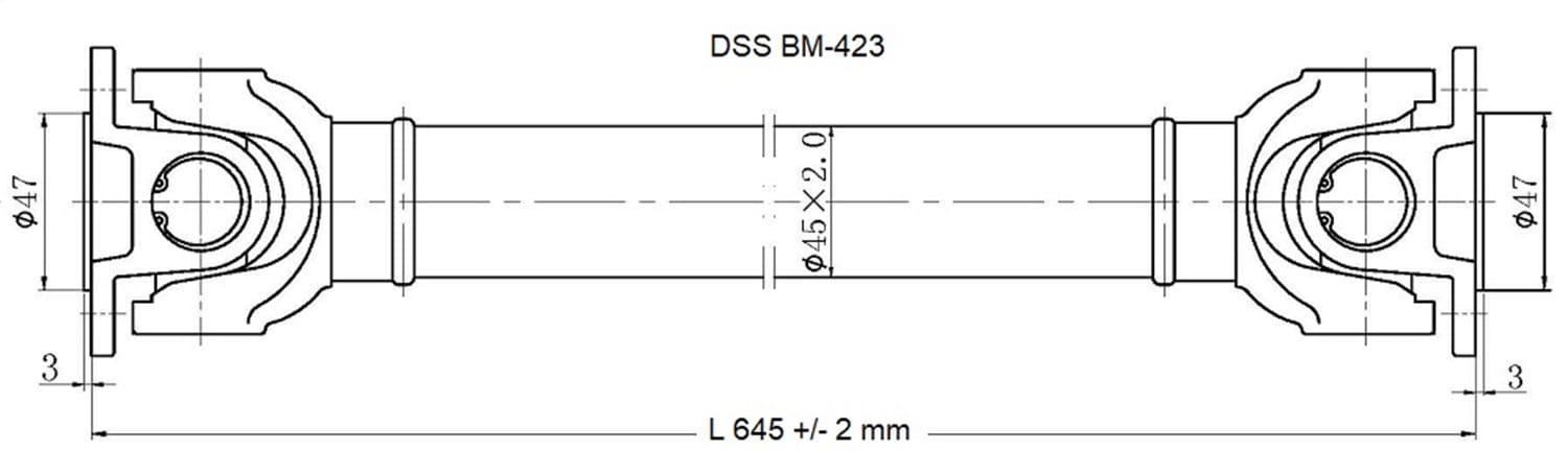 Drive Shaft Assembly BM-423