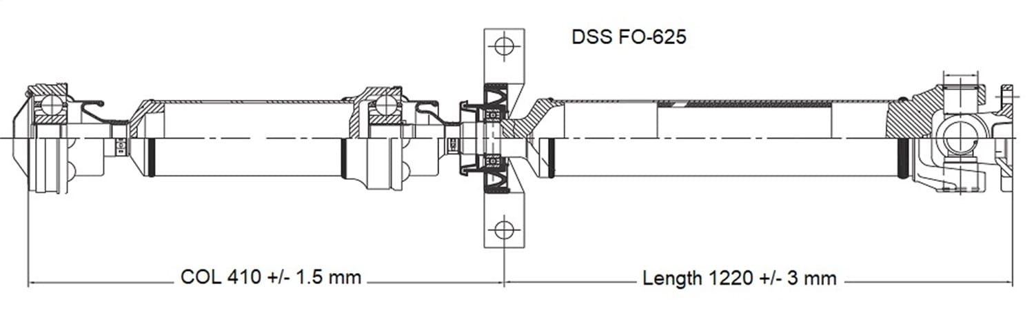 Drive Shaft Assembly FO-625