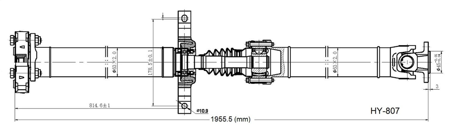 Drive Shaft Assembly HY-807