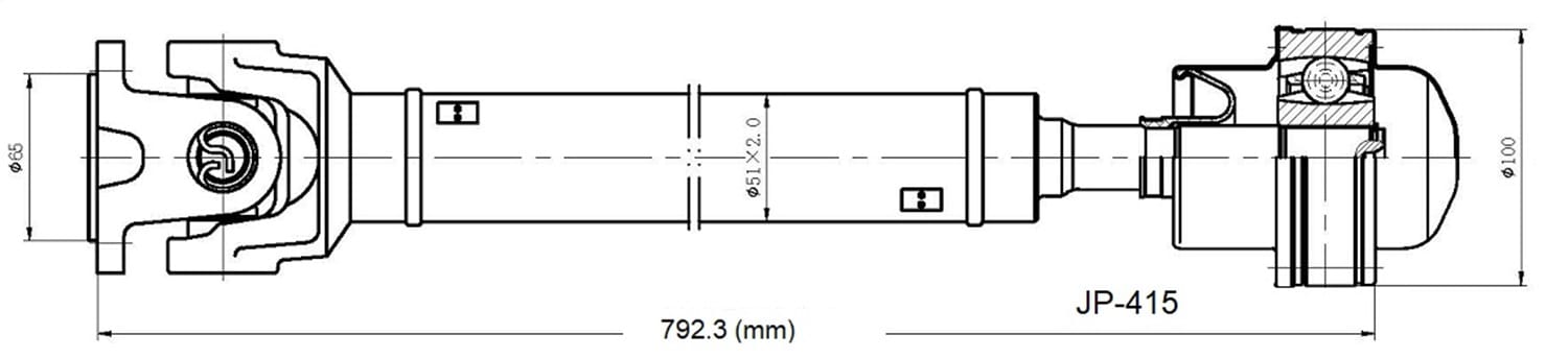 Drive Shaft Assembly JP-415
