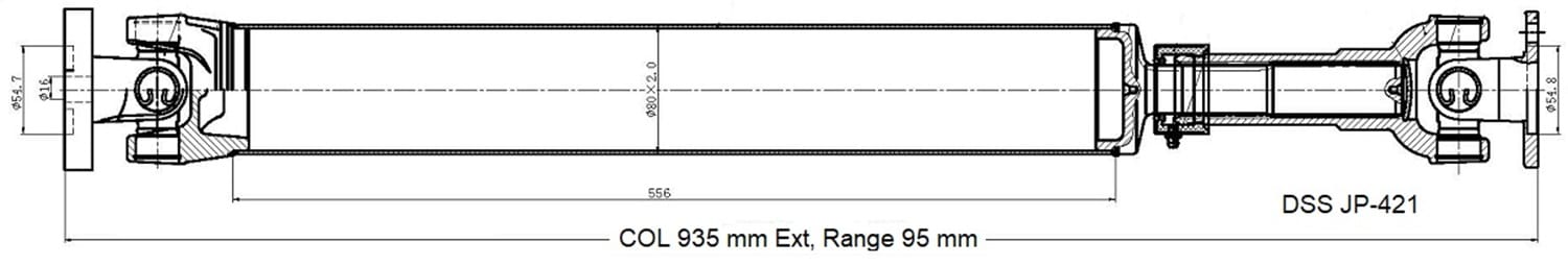 Drive Shaft Assembly JP-421