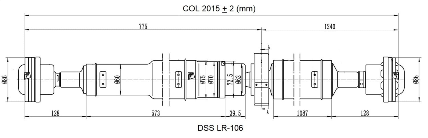 Drive Shaft Assembly LR-106