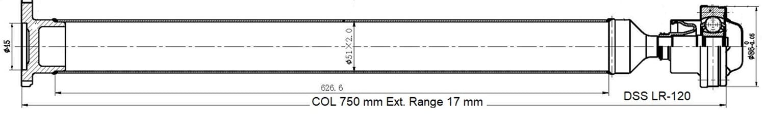Drive Shaft Assembly LR-120