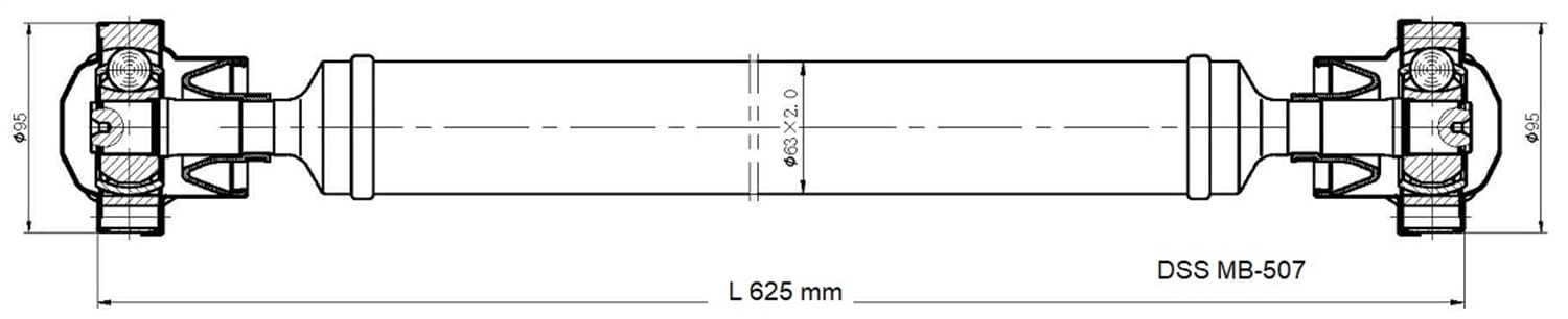 Drive Shaft Assembly MB-507