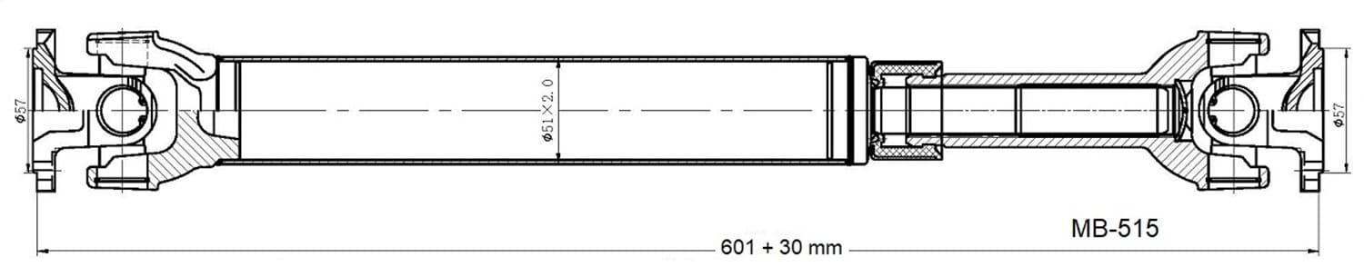 Drive Shaft Assembly MB-515