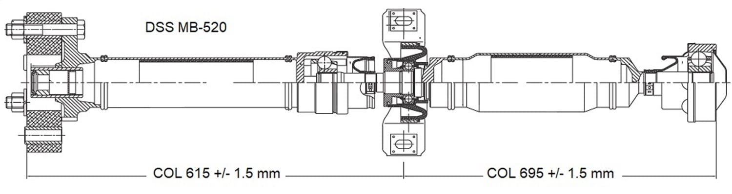 Drive Shaft Assembly MB-520