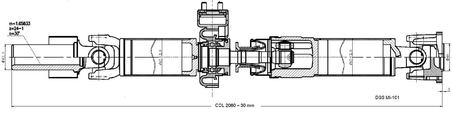Drive Shaft Assembly MI-101