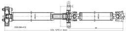 Drive Shaft Assembly BM-412