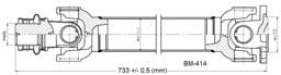 Drive Shaft Assembly BM-414