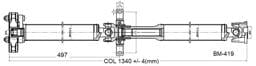 Drive Shaft Assembly BM-419