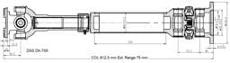 Drive Shaft Assembly DK-705