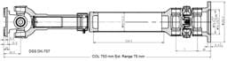 Drive Shaft Assembly DK-707