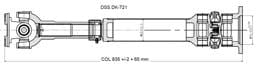 Drive Shaft Assembly DK-721