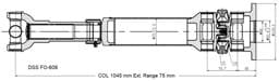 Drive Shaft Assembly FO-608