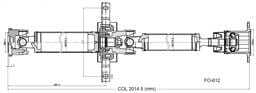 Drive Shaft Assembly FO-612