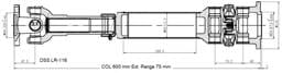 Drive Shaft Assembly LR-116