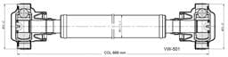 Drive Shaft Assembly VW-501