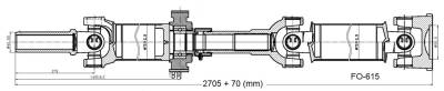 DSS - Drive Shaft Assembly FO-615