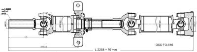 DSS - Drive Shaft Assembly FO-616