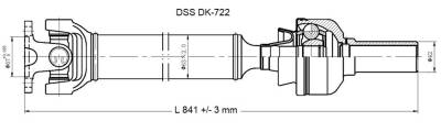 DSS - Drive Shaft Assembly DK-722