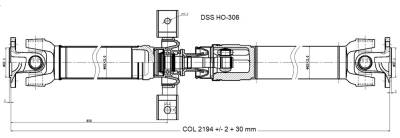 DSS - Drive Shaft Assembly HO-306
