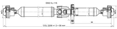 DSS - Drive Shaft Assembly VL-115