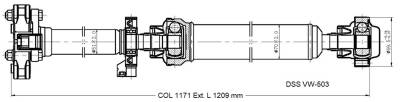 DSS - Drive Shaft Assembly VW-503