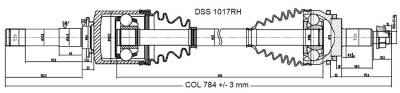 DSS - OE-Style High-End CV Axle Shaft 1017RH - Image 2