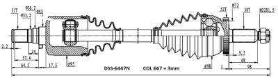 DSS - CV Axle Shaft 6447N - Image 2