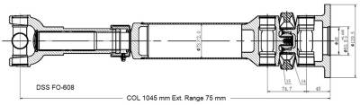 Drive Shaft Assembly FO-608