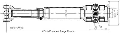 Drive Shaft Assembly FO-609