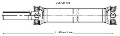 Drive Shaft Assembly GM-106