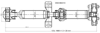 Drive Shaft Assembly MB-513