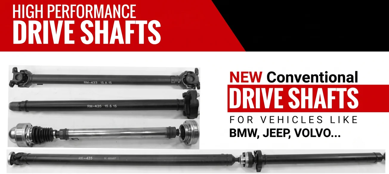 High performance drive shafts
